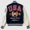 USA 250 Varsity Jacket back