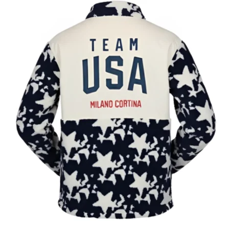 USA Winter Olympics 2026 Sherpa Jacket