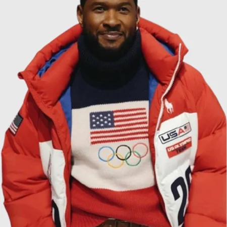 Usher Olympics 2026 Team USA Puffer Jacket for sale