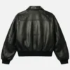 VIVET Cross Leather Jacket back