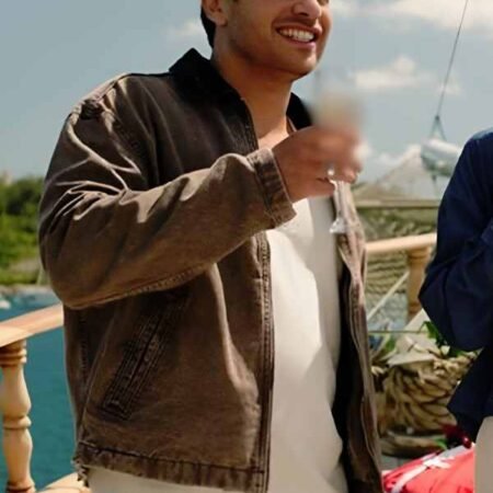 Valentines Day Jake Cannavale Brown Jacket