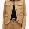 Vanished 2026 Kaley Cuoco Beige Jacket for sale