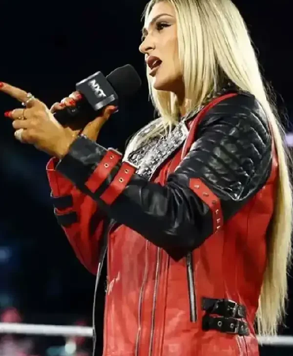 WWE NXT Champ Izzi Dame Biker Jacket for sale