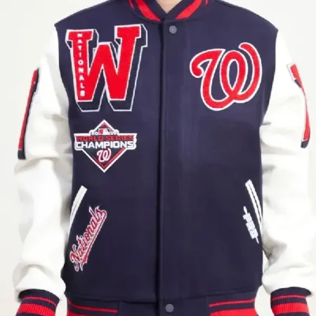 Washington Nationals Mash Up Varsity Jacket
