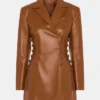Will Trent S04 Amanda Wagner Leather brown Blazer