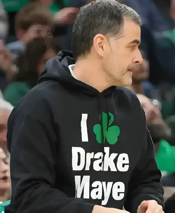 William Chisholm I Celtics Drake Maye Black Hoodie