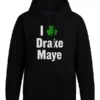 William Chisholm I Celtics Drake Maye Black Hoodie front