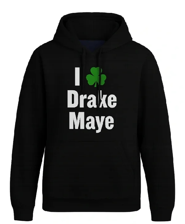 William Chisholm I Celtics Drake Maye Black Hoodie front