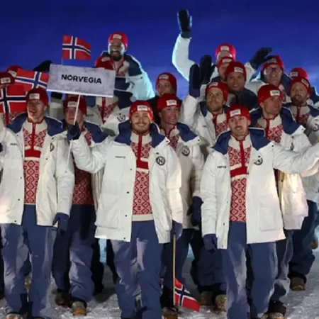 Winter Olympics 2026 Opening Ceremony Team Norway Jacket for sale