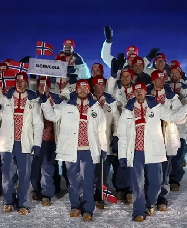 Winter Olympics 2026 Opening Ceremony Team Norway Jacket for sale
