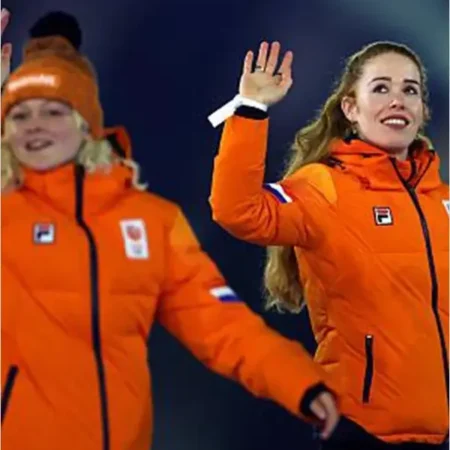 Winter Olympics 2026 Team Netherlands Opening Ceremony orange Jacket