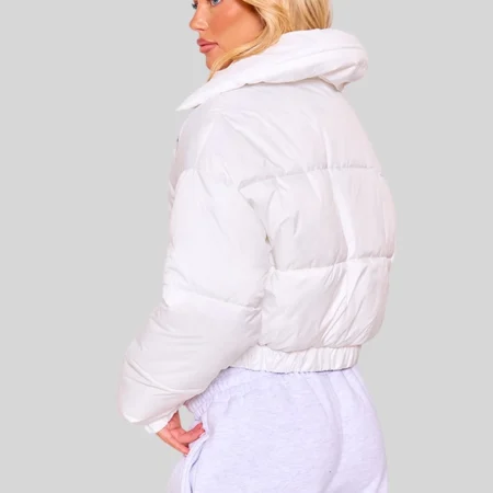 Women’s Short White Puffer Coat