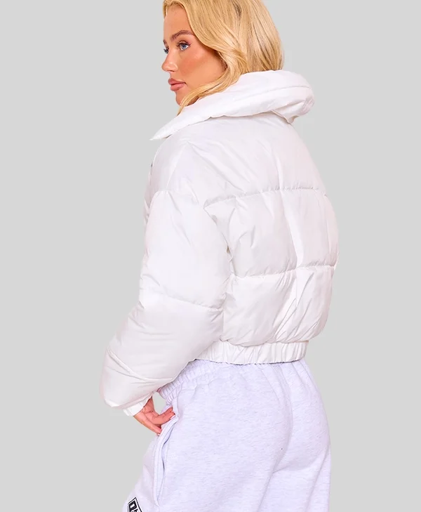 Women’s Short White Puffer Coat