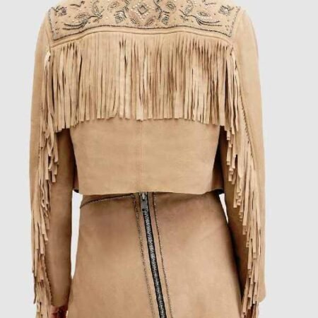 Women’s Suede Fringe Jacket