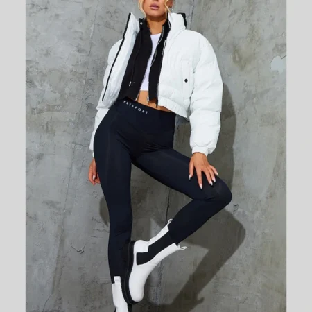 Women’s White Puffer Coat