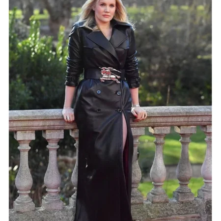 Wuthering Heights Emerald Fennell Leather Jacket