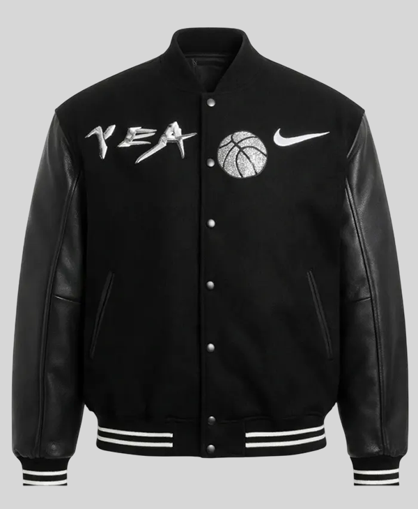 Yeat x Nike Black Varsity Jacket