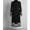 elegant women’s evening coat black
