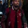 AC Milan X OFF-WHITE Bordeaux Varsity Jacket