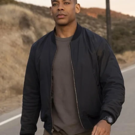 Aaron Pierre Lanterns Bomber Jacket