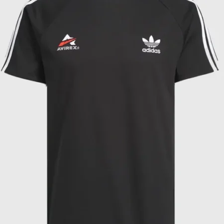 Adidas Avirex ringer T‑shirt