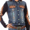 Allegiance S3 Carmen Moore Aztec Denim Jacket