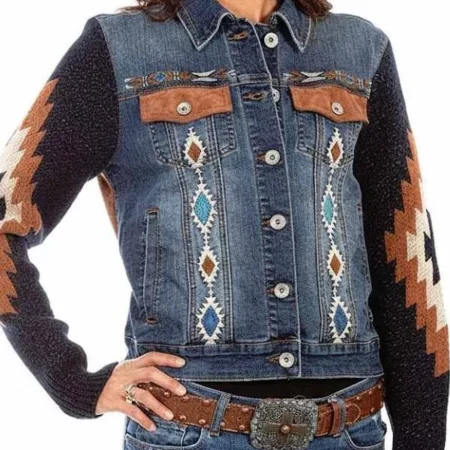 Allegiance S3 Carmen Moore Aztec Denim Jacket