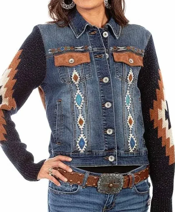 Allegiance S3 Carmen Moore Aztec Denim Jacket