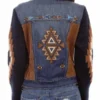 Allegiance S3 Carmen Moore Aztec Denim Jacket For Sale