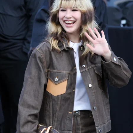 Alysa Liu Louis Vuitton Fall 2026 Paris Fashion Show Denim Jacket