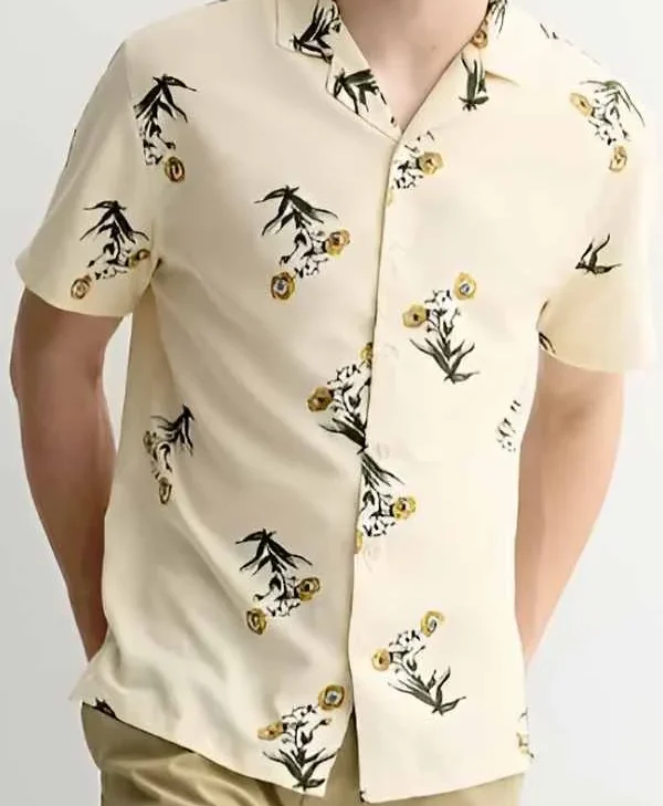 American Idol S24 Braden Rumfelt Flower Shirt Shop Now