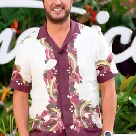 American Idol S24 Luke Bryan Floral Shirt