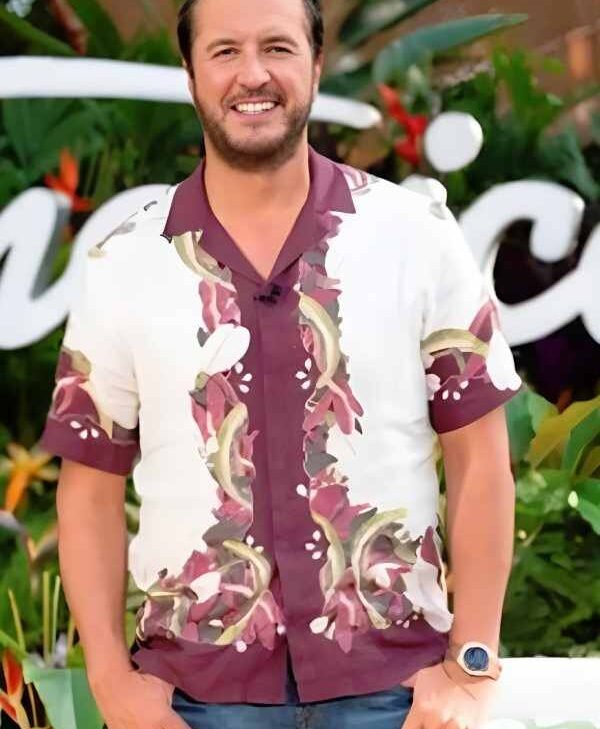 American Idol S24 Luke Bryan Floral Shirt