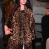 Anne Hathaway Leopard Coat