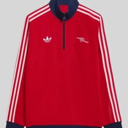 Arsenal Adidas 25-26 Half Zip Jacket