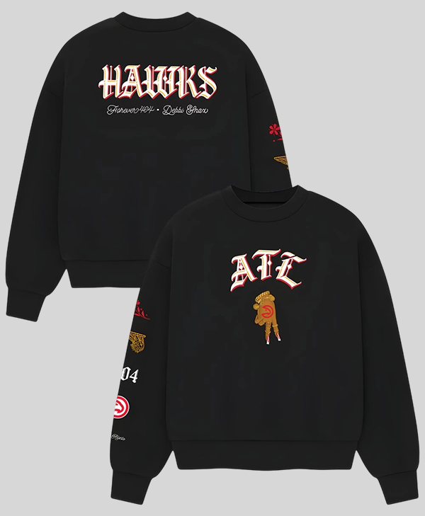 Atlanta Hawks x Debbi Snax Crewneck Sweatshirt