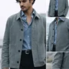 Avan Jogia Grey Suede Jacket