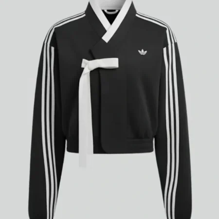 BABYMONSTER-×-Adidas-Hanbok-Black-Jacket