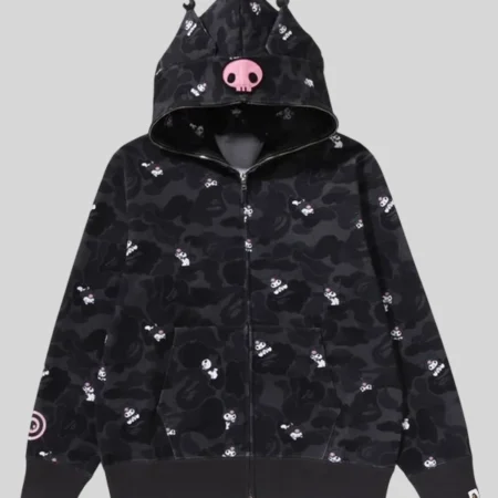 BAPE x Kuromi Camo Hoodie