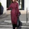 Barbara Palvin coat