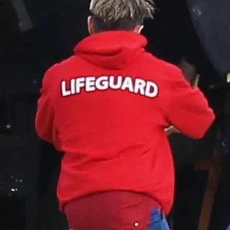 Baywatch Lifeguard Zac Efron Red Hoodie