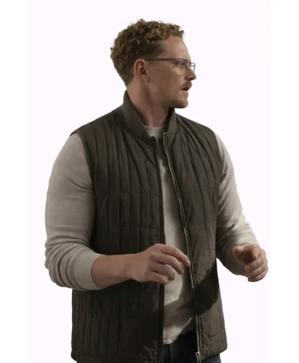 Billy Magnussen Brown Vest