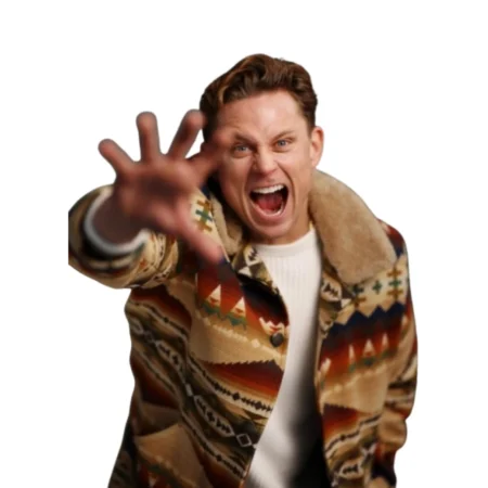Billy Magnussen The Audacity Aztec Sherpa Jacket