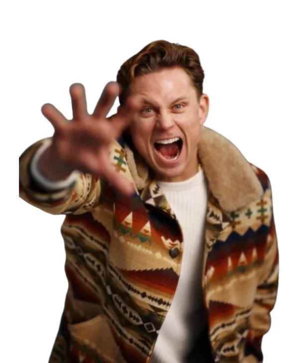 Billy Magnussen The Audacity Aztec Sherpa Jacket