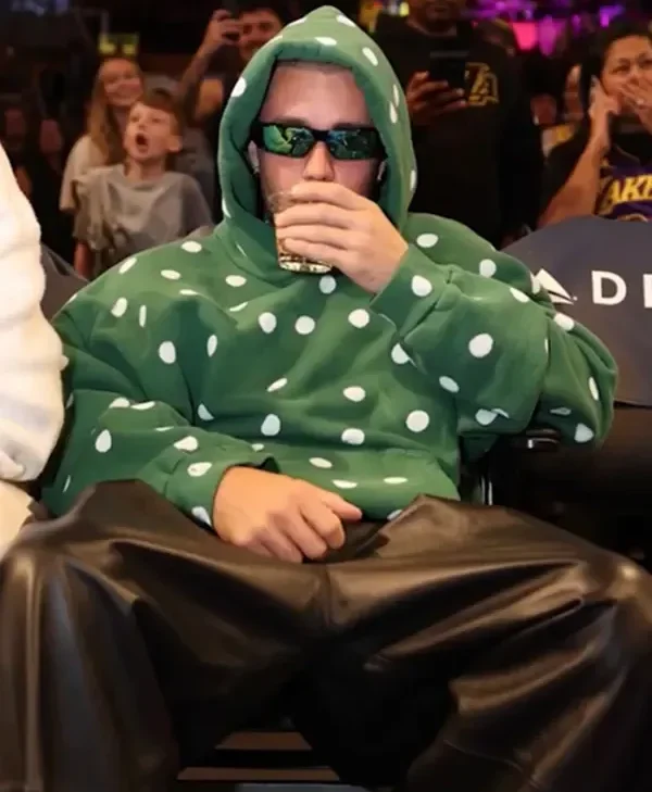 Buy Justin Bieber Polka Dot Hoodie
