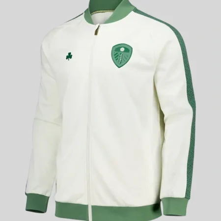 Buy Leeds United St Patricks Day Tricot Track Jacket