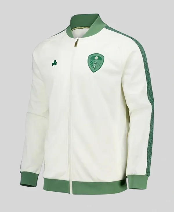 Buy Leeds United St Patricks Day Tricot Track Jacket