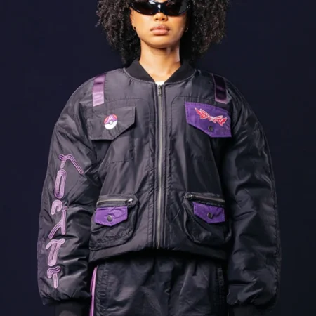 Buy Pokémon Ball Satin Bomber Jacket