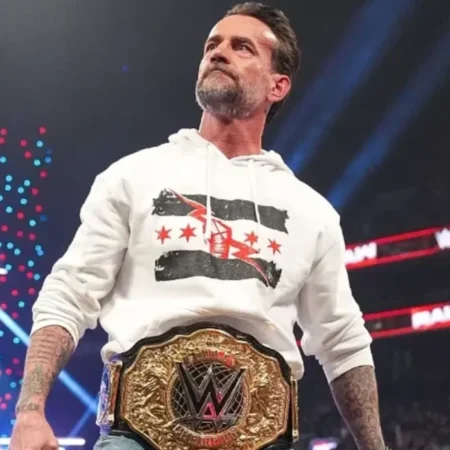 CM Punk Best in the World Retro White Hoodie