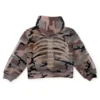 Camo Bones Zip-Up Hoodie for sale